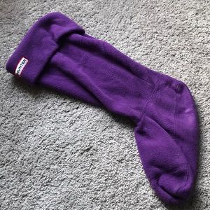 Hunter boots fleece socks large (8-10)